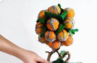 Красивые деревья для интерьера: как сделать топиарий своими руками Топиарий из мандаринов